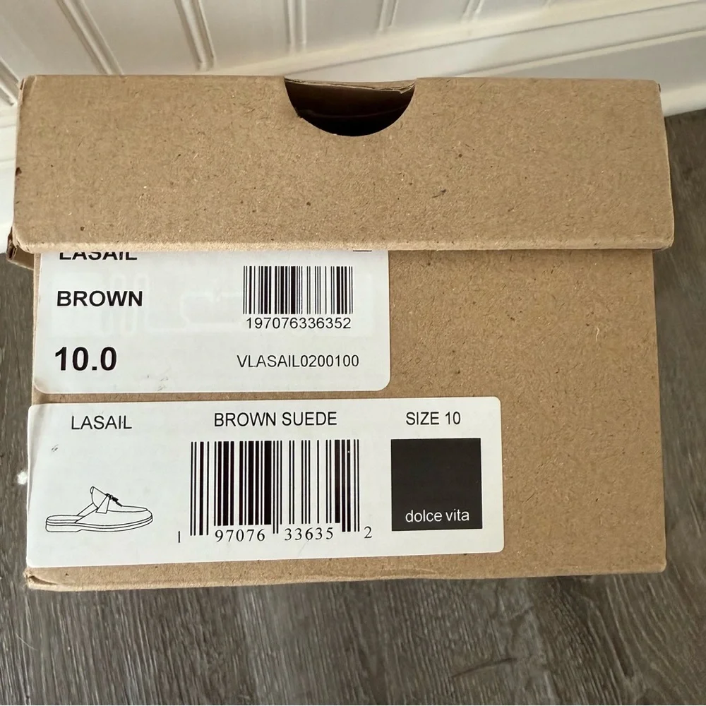 DOLCE VITA Dolce Vita Women's Lasail Loafer Brown Suede 10 - Picture 8 of 8